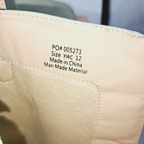 Journee Collection Tru Comfort Cowgirl Boots Croco Pistachio Green 12 - Picture 6 of 10